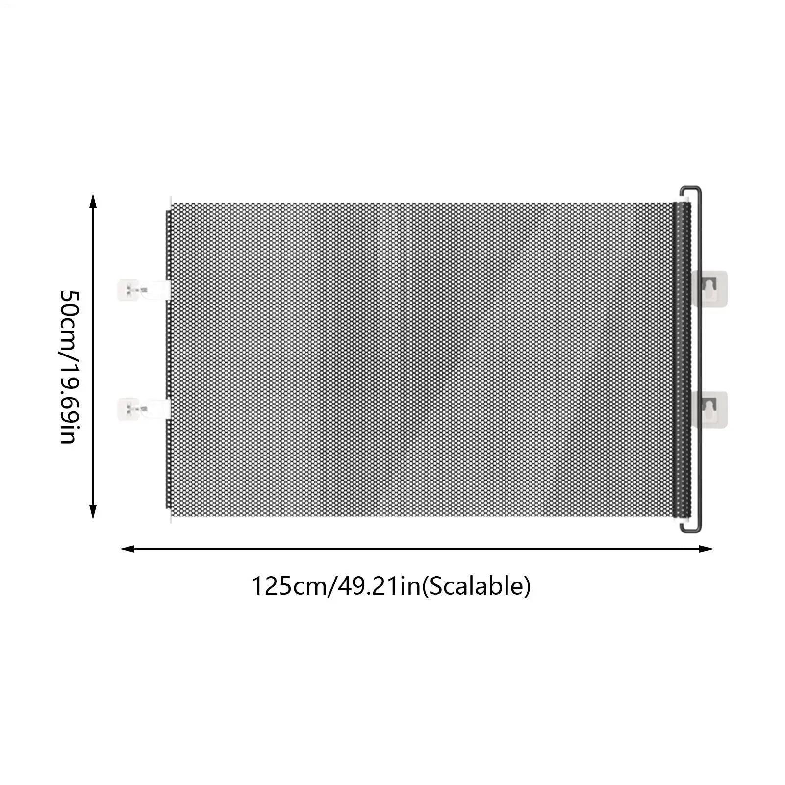 Pet Accessories Guard Retractable Pet Fence Safety Barrier Universal Pet Network Fence Folding Child Barrier Fences Stairs